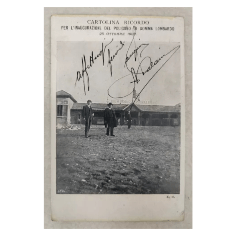 CARTOLINA FOTO STORICHE TSN SOMMA LOMBARDO